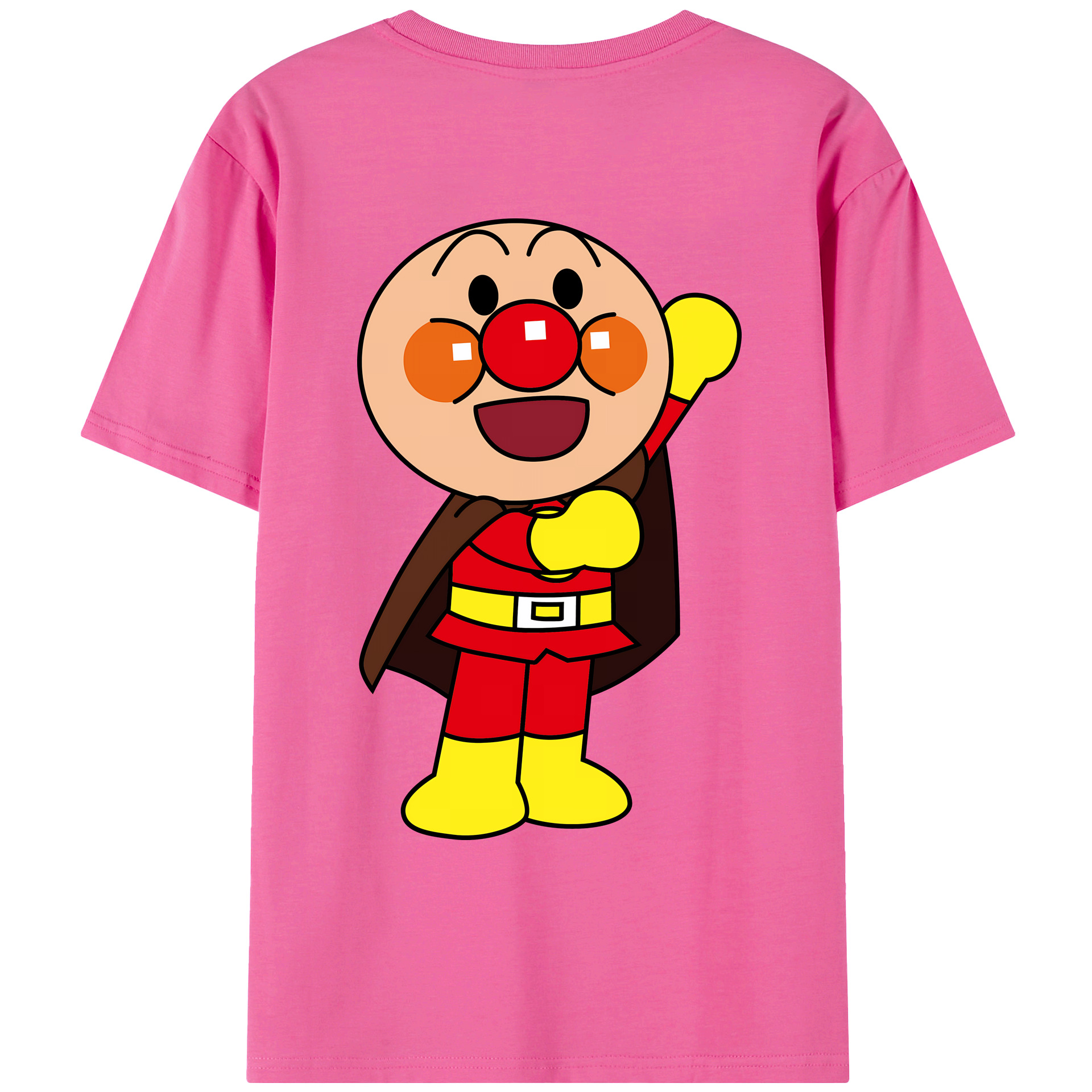 （画像用） アンパンマン Anpanman レディース半袖Tシャツ(バックプリント)